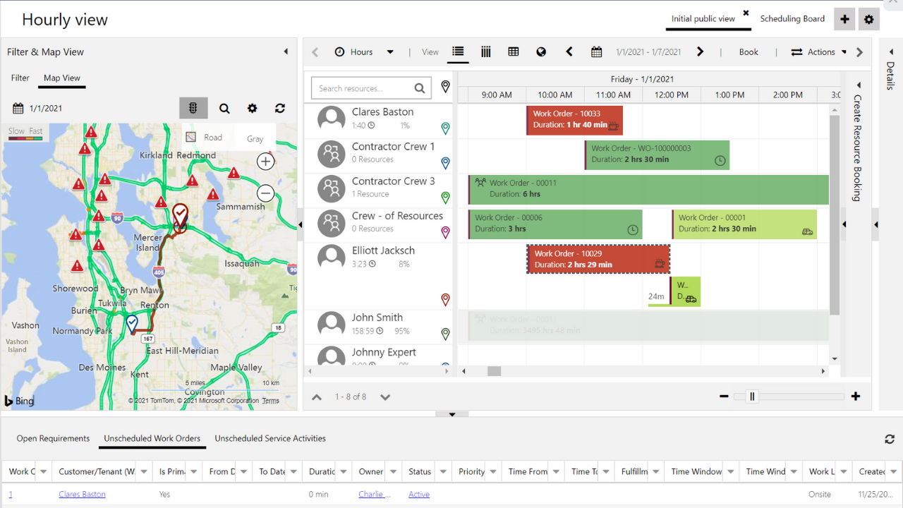 screenshot of Facilities Management Accelerator